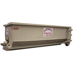 10 yard roll-off container