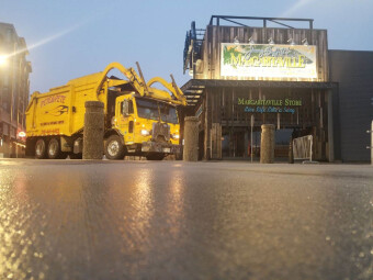 Pete and Pete outside of Margaritaville in downtown Cleveland