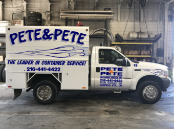 Pete and Pete's dumpster truck maintenance vehicle