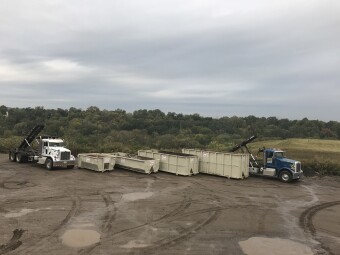 Pete & Pete roll off dumpster size comparison: 10 yard, 20 yard, 30 yard, and 40 yard