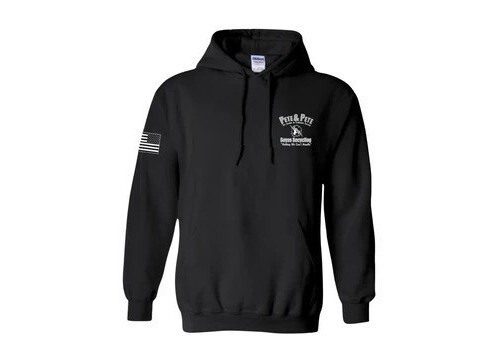 Pete & Pete, Inc. hooded pull over sweatshirt